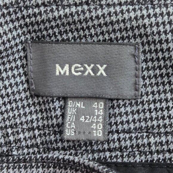 Mexx Houndstooth Wide Leg Dress Pants Size 10 - Picture 4 of 7